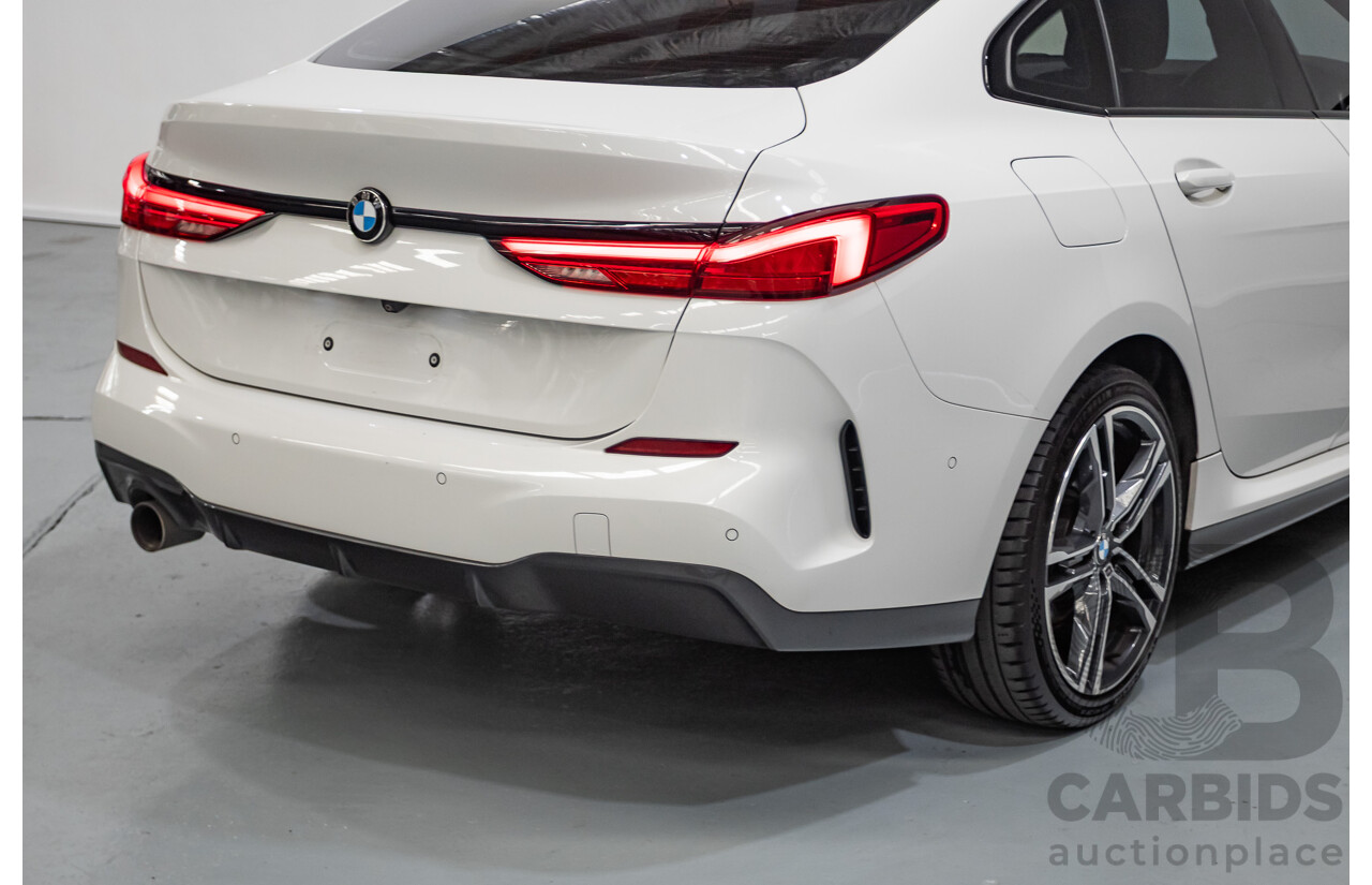 2/2020 BMW 218i M Sport Gran Coupe F44 4D Coupe Alpine White Turbo 1.5L