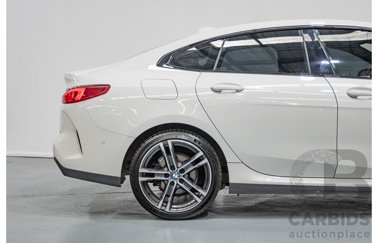 2/2020 BMW 218i M Sport Gran Coupe F44 4D Coupe Alpine White Turbo 1.5L