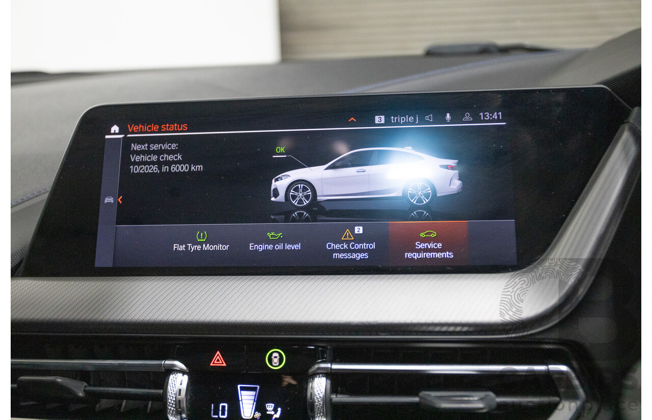 2/2020 BMW 218i M Sport Gran Coupe F44 4D Coupe Alpine White Turbo 1.5L