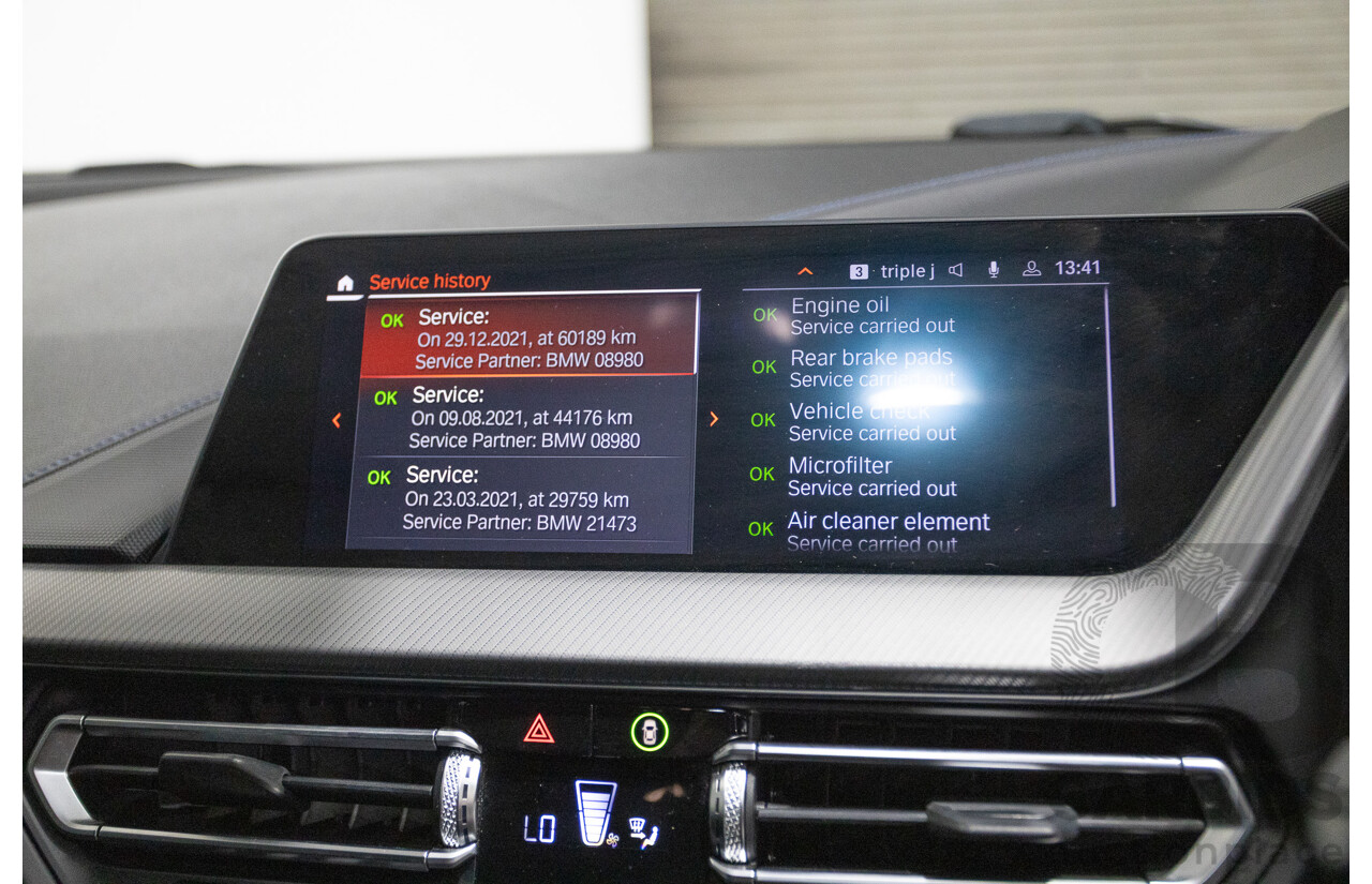 2/2020 BMW 218i M Sport Gran Coupe F44 4D Coupe Alpine White Turbo 1.5L