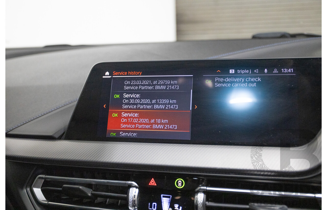 2/2020 BMW 218i M Sport Gran Coupe F44 4D Coupe Alpine White Turbo 1.5L