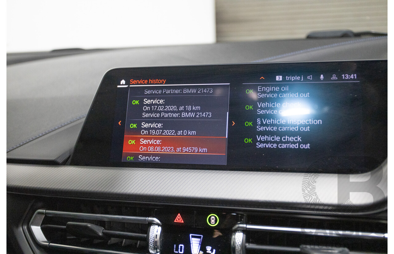 2/2020 BMW 218i M Sport Gran Coupe F44 4D Coupe Alpine White Turbo 1.5L