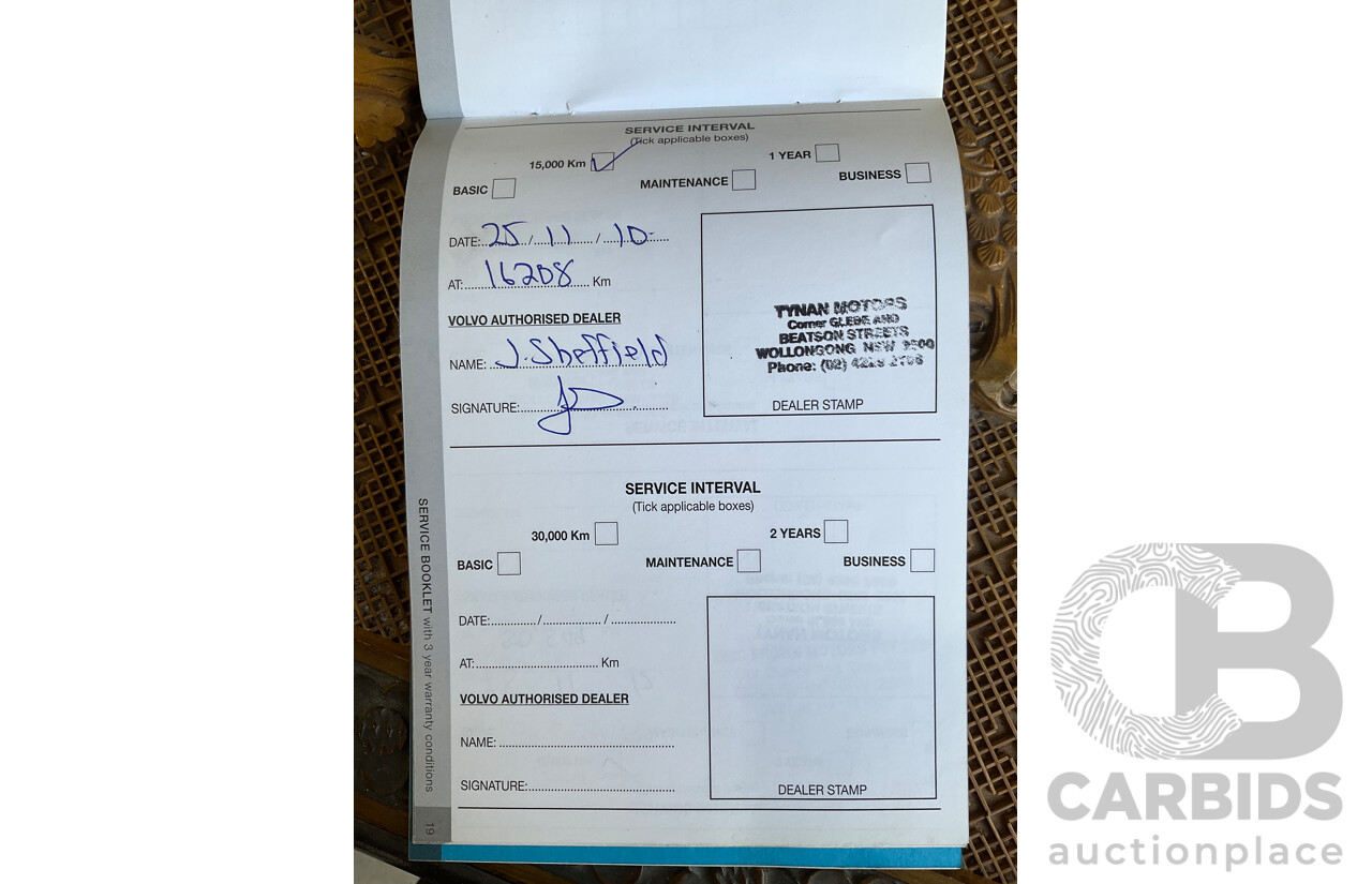 2/2009 Volvo XC60 D5 2.4 DZ 4d Wagon Savile Grey Pearl Turbo Diesel 2.4L