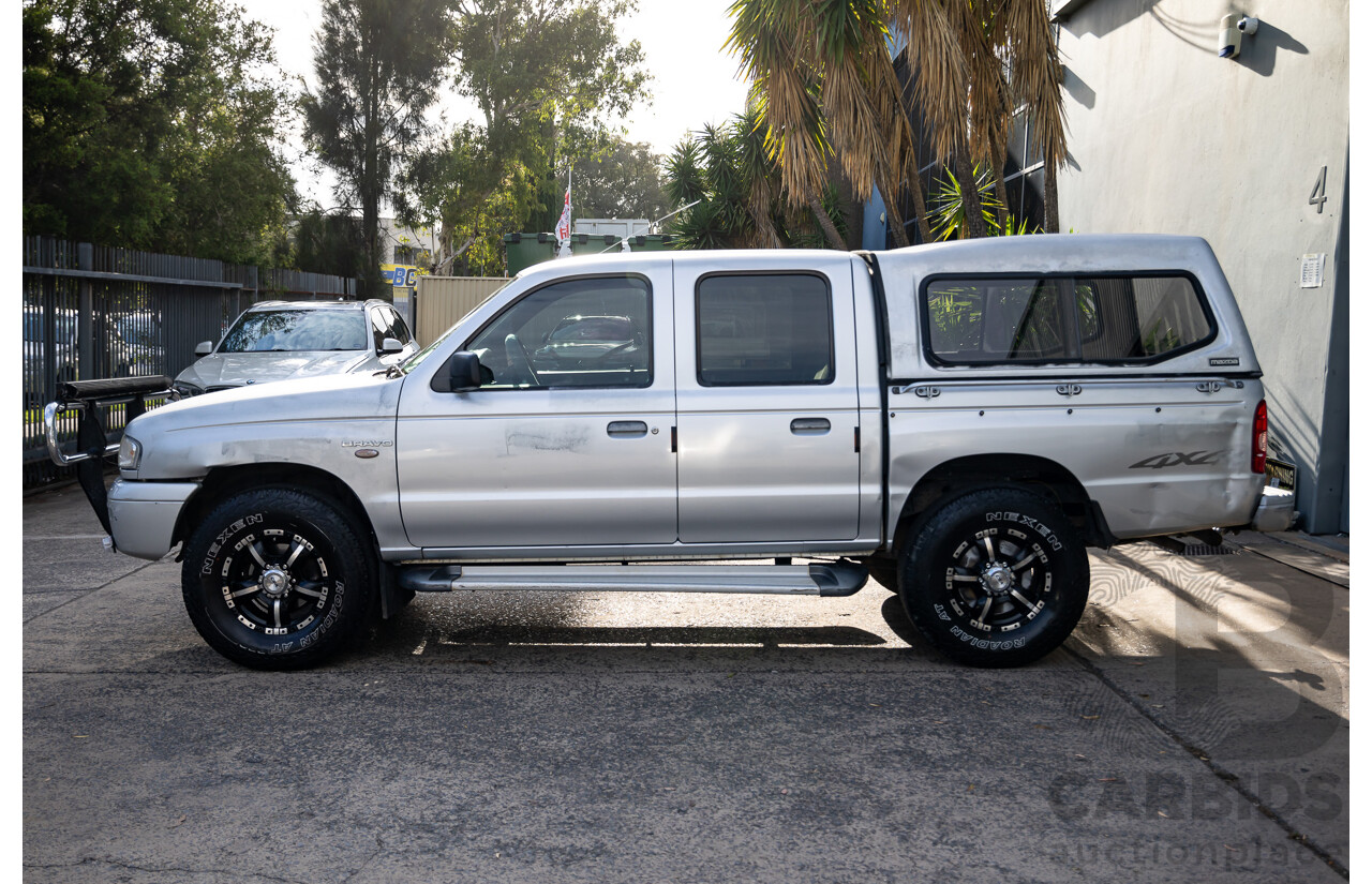 3/2004 Mazda B2600 Bravo DX (4x4) Dual Cab P/Up Silver Metallic 2.6L