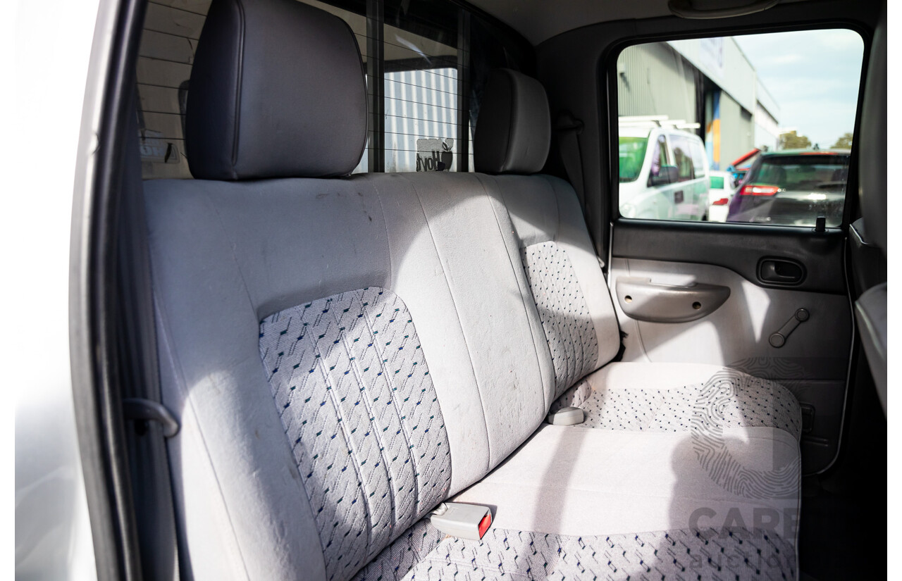 3/2004 Mazda B2600 Bravo DX (4x4) Dual Cab P/Up Silver Metallic 2.6L