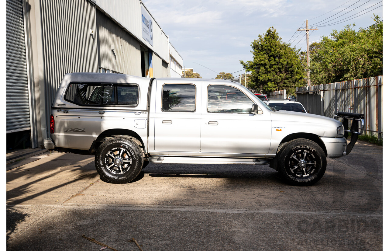 3/2004 Mazda B2600 Bravo DX (4x4) Dual Cab P/Up Silver Metallic 2.6L