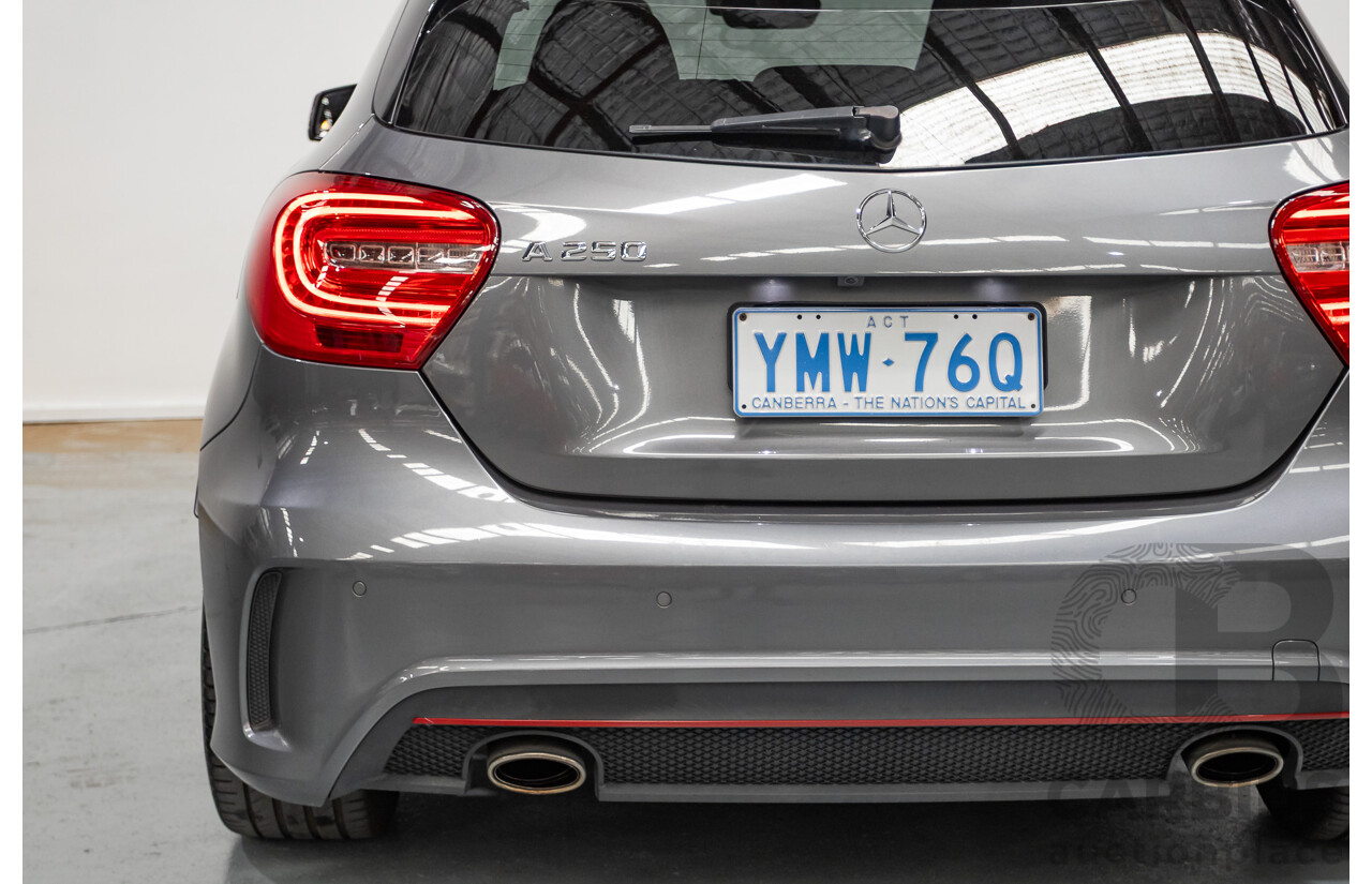 9/2014 Mercedes-Benz A250 Sport 176 MY14 5D Hatchback Mountain Gray Metallic Turbo 2.0L