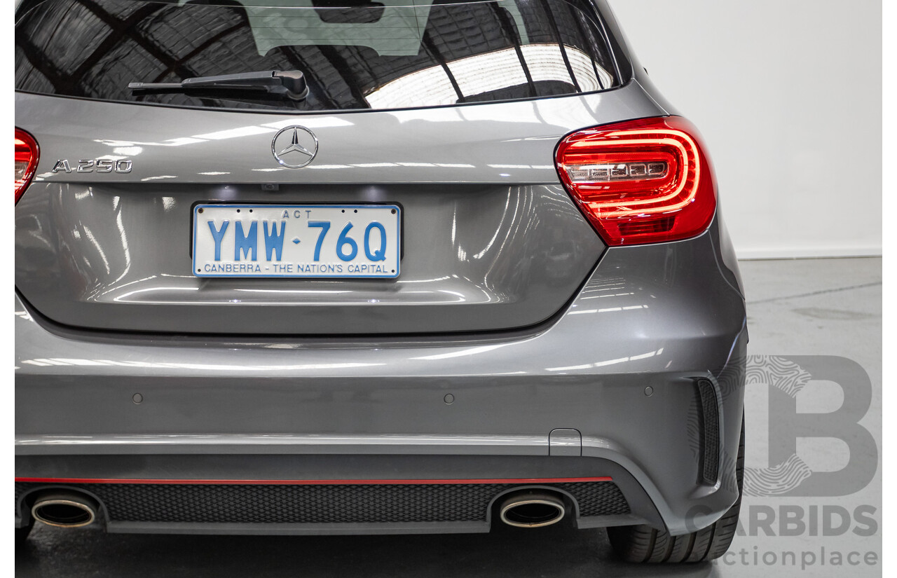 9/2014 Mercedes-Benz A250 Sport 176 MY14 5D Hatchback Mountain Gray Metallic Turbo 2.0L