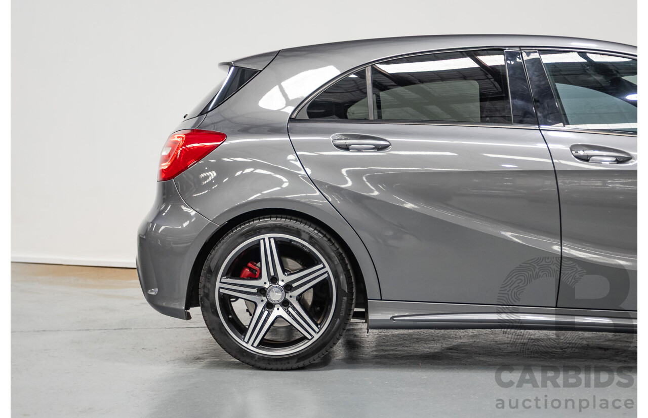 9/2014 Mercedes-Benz A250 Sport 176 MY14 5D Hatchback Mountain Gray Metallic Turbo 2.0L