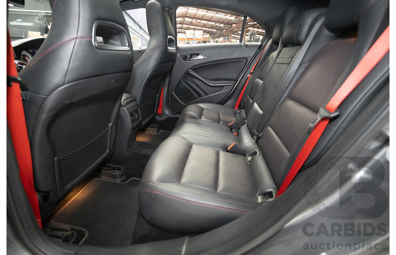 9/2014 Mercedes-Benz A250 Sport 176 MY14 5D Hatchback Mountain Gray Metallic Turbo 2.0L