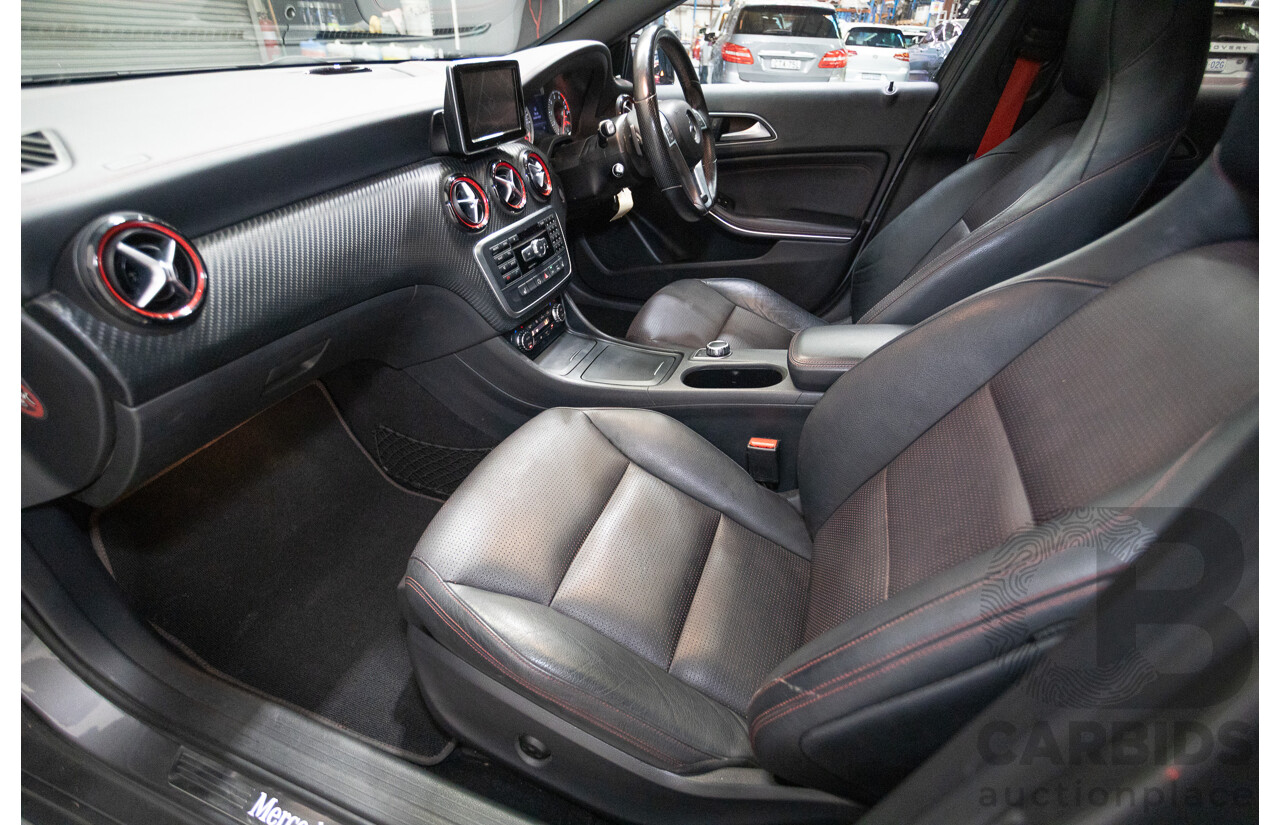 9/2014 Mercedes-Benz A250 Sport 176 MY14 5D Hatchback Mountain Gray Metallic Turbo 2.0L