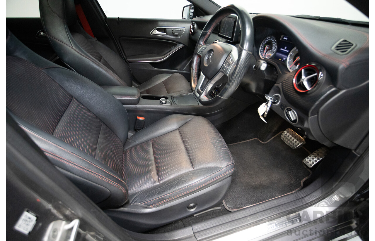 9/2014 Mercedes-Benz A250 Sport 176 MY14 5D Hatchback Mountain Gray Metallic Turbo 2.0L