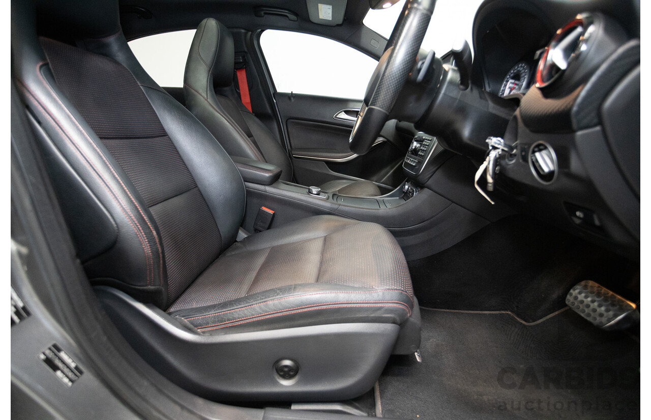 9/2014 Mercedes-Benz A250 Sport 176 MY14 5D Hatchback Mountain Gray Metallic Turbo 2.0L