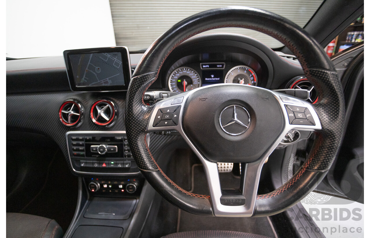 9/2014 Mercedes-Benz A250 Sport 176 MY14 5D Hatchback Mountain Gray Metallic Turbo 2.0L