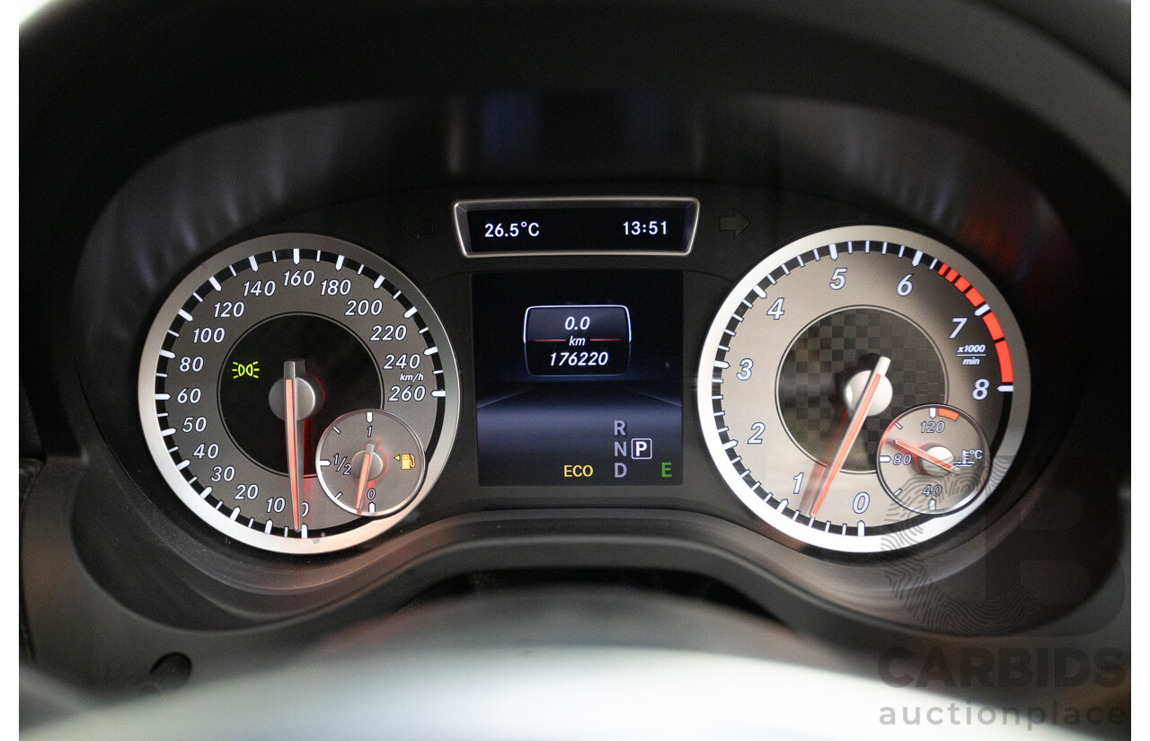 9/2014 Mercedes-Benz A250 Sport 176 MY14 5D Hatchback Mountain Gray Metallic Turbo 2.0L