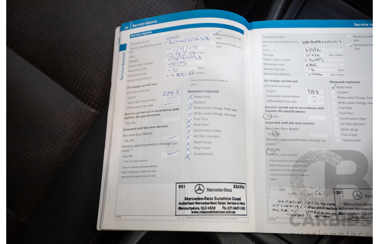 9/2014 Mercedes-Benz A250 Sport 176 MY14 5D Hatchback Mountain Gray Metallic Turbo 2.0L