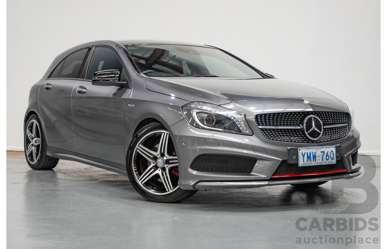 9/2014 Mercedes-Benz A250 Sport 176 MY14 5D Hatchback Mountain Gray Metallic Turbo 2.0L
