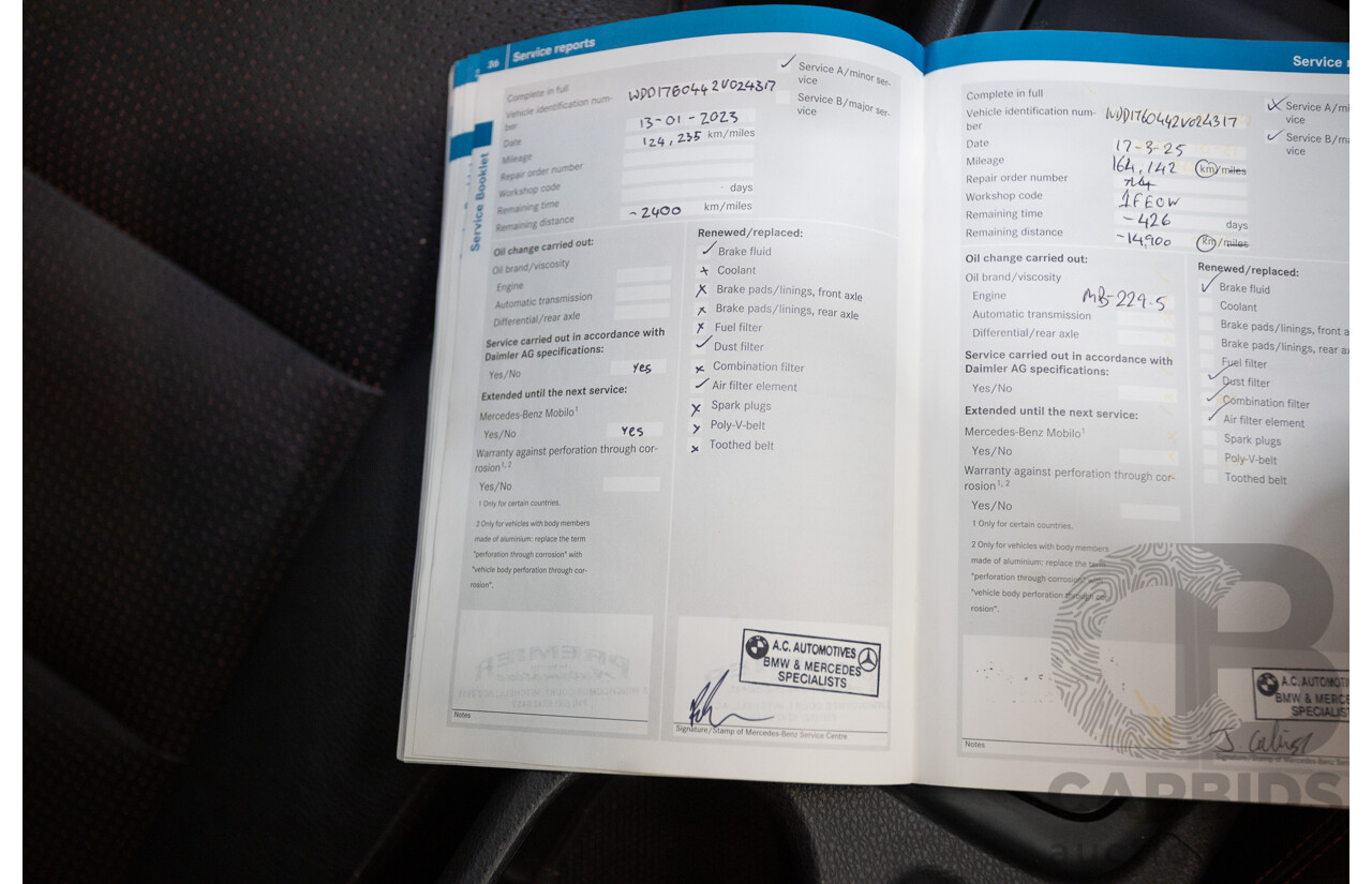 9/2014 Mercedes-Benz A250 Sport 176 MY14 5D Hatchback Mountain Gray Metallic Turbo 2.0L