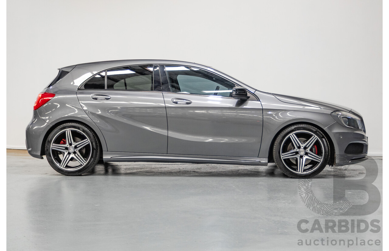 9/2014 Mercedes-Benz A250 Sport 176 MY14 5D Hatchback Mountain Gray Metallic Turbo 2.0L