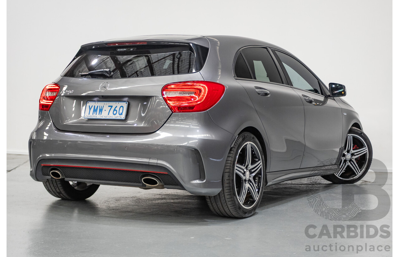 9/2014 Mercedes-Benz A250 Sport 176 MY14 5D Hatchback Mountain Gray Metallic Turbo 2.0L