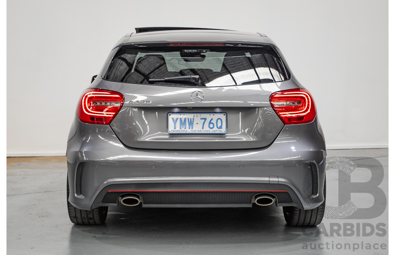 9/2014 Mercedes-Benz A250 Sport 176 MY14 5D Hatchback Mountain Gray Metallic Turbo 2.0L