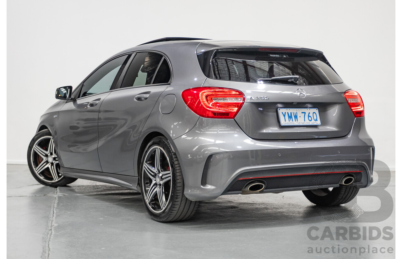 9/2014 Mercedes-Benz A250 Sport 176 MY14 5D Hatchback Mountain Gray Metallic Turbo 2.0L