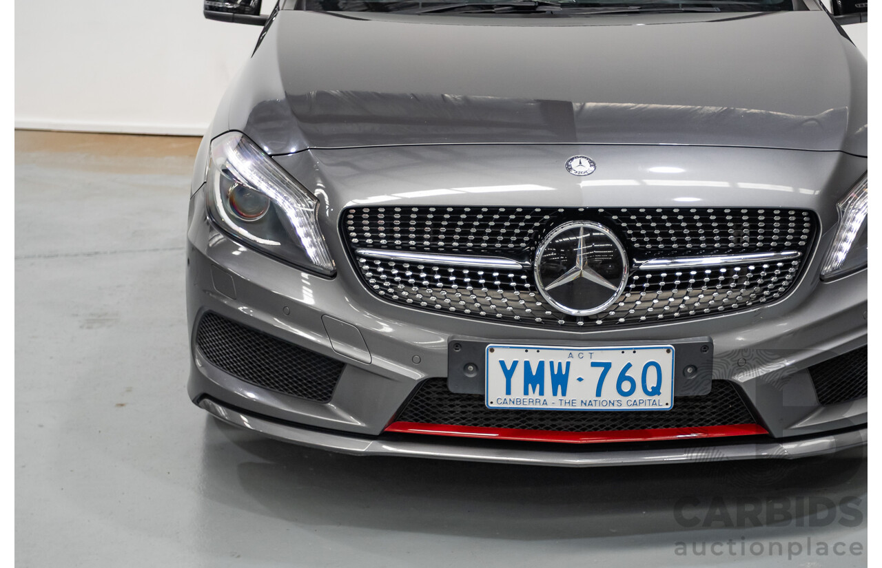 9/2014 Mercedes-Benz A250 Sport 176 MY14 5D Hatchback Mountain Gray Metallic Turbo 2.0L
