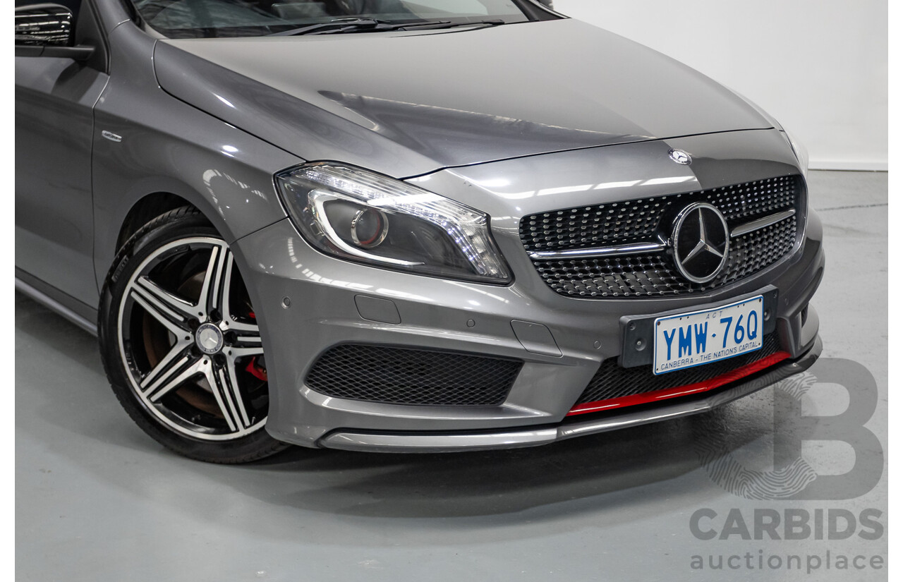 9/2014 Mercedes-Benz A250 Sport 176 MY14 5D Hatchback Mountain Gray Metallic Turbo 2.0L