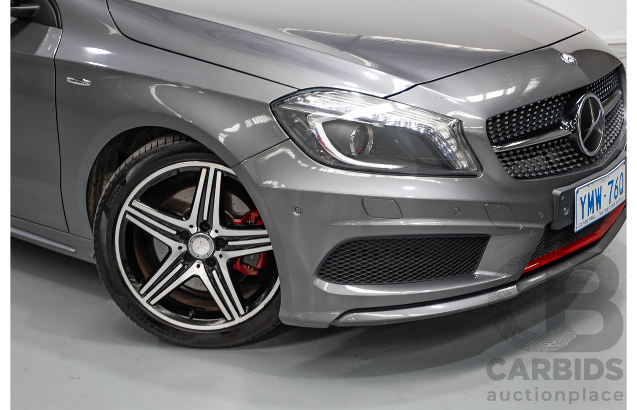 9/2014 Mercedes-Benz A250 Sport 176 MY14 5D Hatchback Mountain Gray Metallic Turbo 2.0L