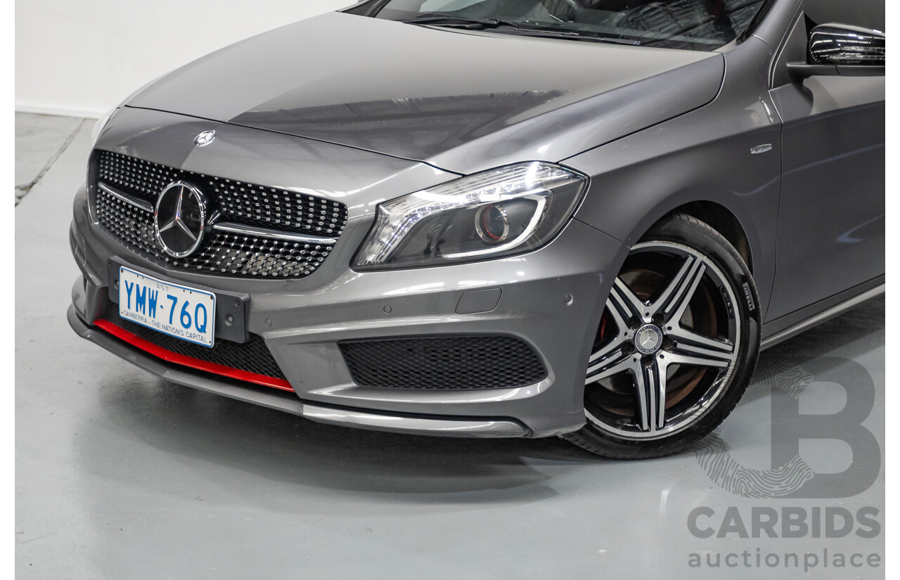 9/2014 Mercedes-Benz A250 Sport 176 MY14 5D Hatchback Mountain Gray Metallic Turbo 2.0L