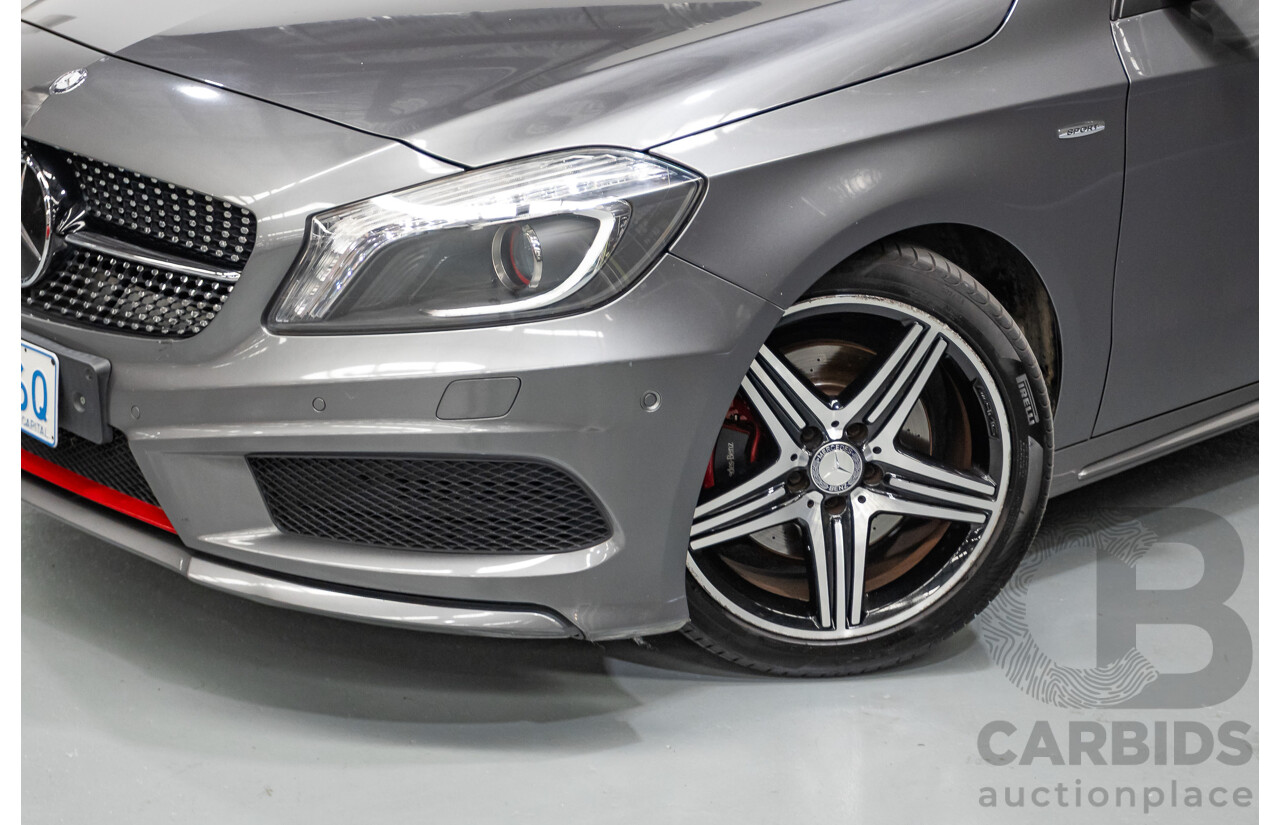 9/2014 Mercedes-Benz A250 Sport 176 MY14 5D Hatchback Mountain Gray Metallic Turbo 2.0L
