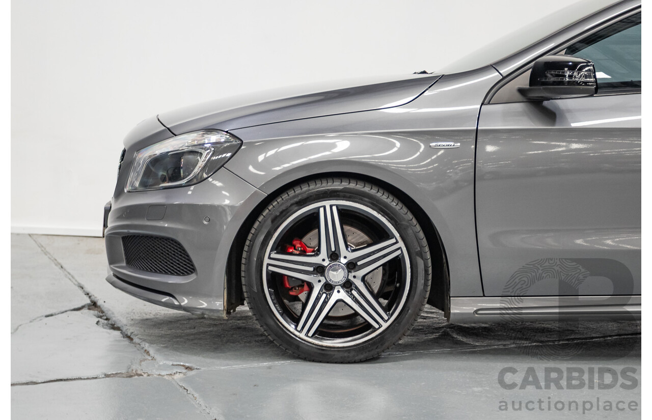9/2014 Mercedes-Benz A250 Sport 176 MY14 5D Hatchback Mountain Gray Metallic Turbo 2.0L