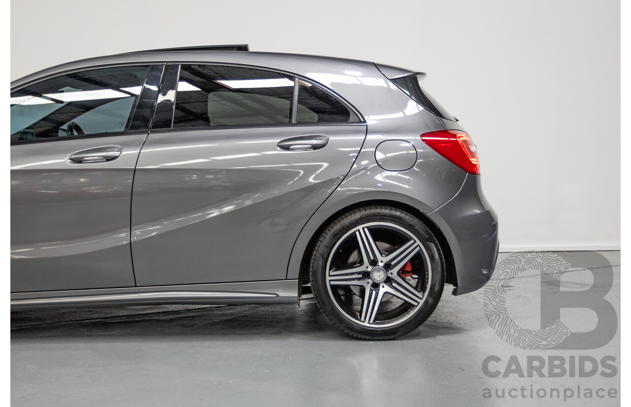 9/2014 Mercedes-Benz A250 Sport 176 MY14 5D Hatchback Mountain Gray Metallic Turbo 2.0L