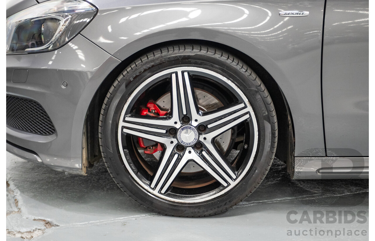 9/2014 Mercedes-Benz A250 Sport 176 MY14 5D Hatchback Mountain Gray Metallic Turbo 2.0L