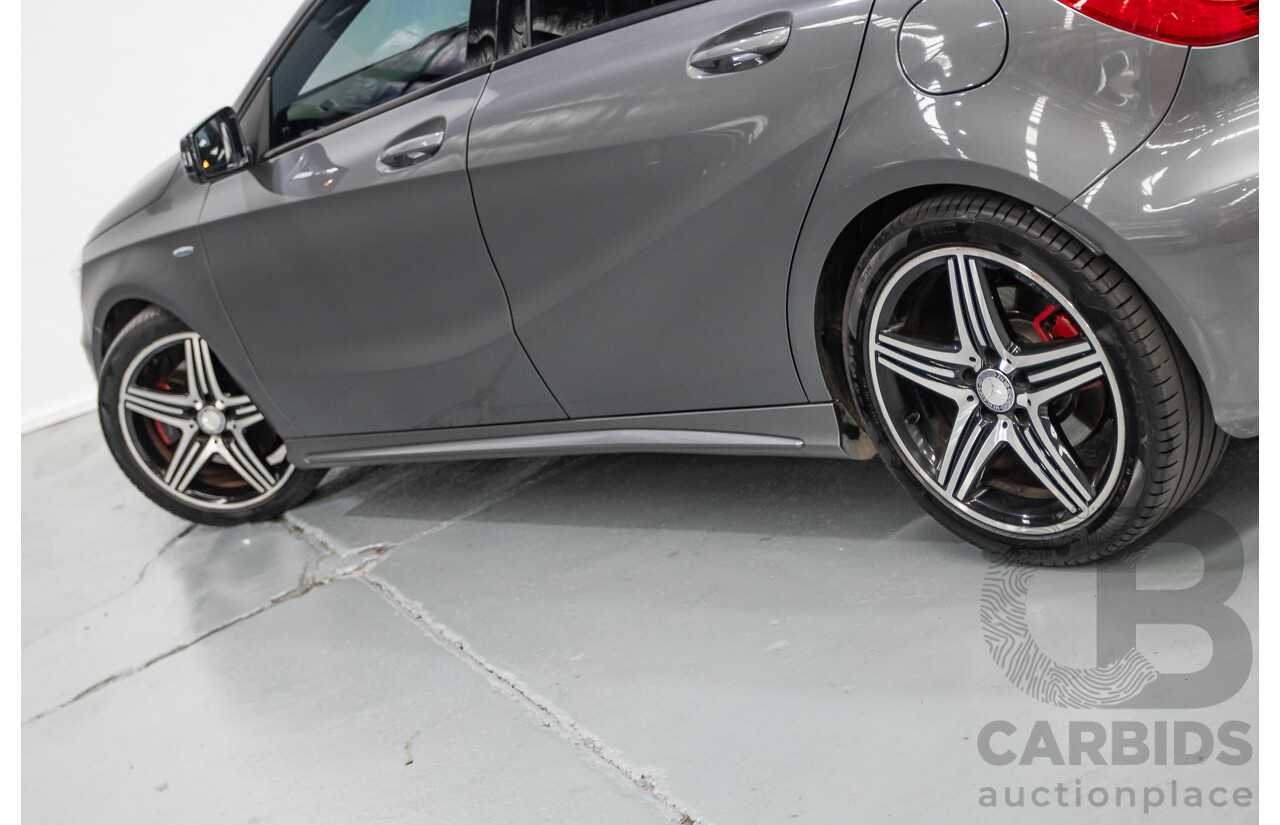 9/2014 Mercedes-Benz A250 Sport 176 MY14 5D Hatchback Mountain Gray Metallic Turbo 2.0L