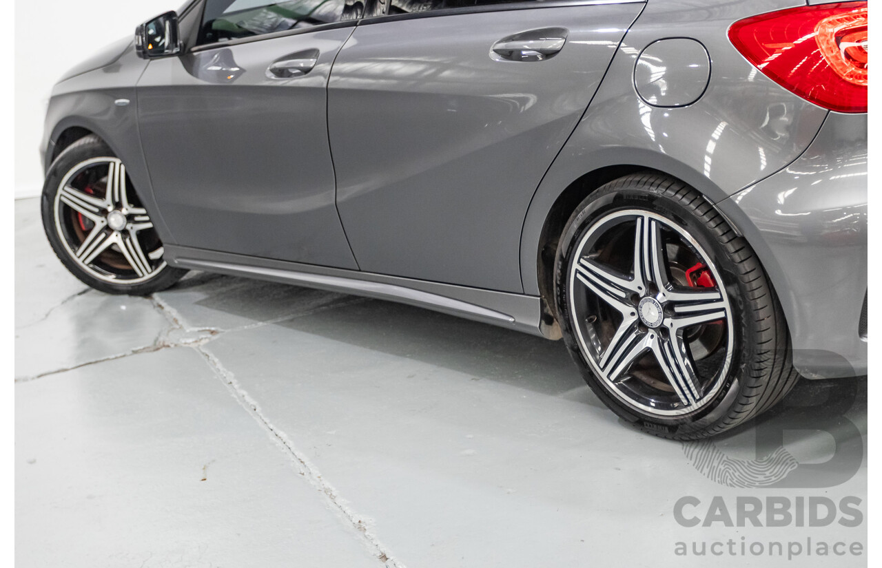9/2014 Mercedes-Benz A250 Sport 176 MY14 5D Hatchback Mountain Gray Metallic Turbo 2.0L