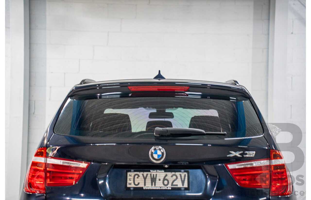 9/2015 BMW X3 xDrive30d M Sport F25 MY15 4d Wagon Carbon Black Metallic Turbo Diesel 3.0L