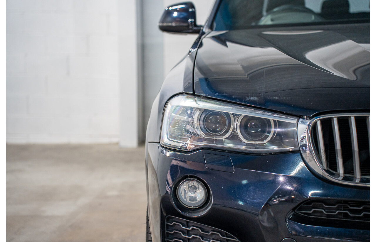 9/2015 BMW X3 xDrive30d M Sport F25 MY15 4d Wagon Carbon Black Metallic Turbo Diesel 3.0L