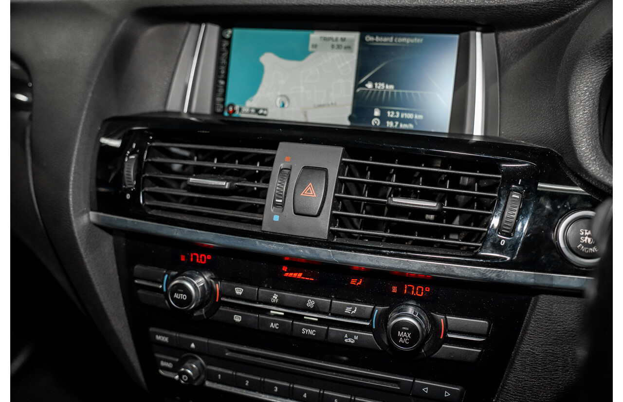 9/2015 BMW X3 xDrive30d M Sport F25 MY15 4d Wagon Carbon Black Metallic Turbo Diesel 3.0L