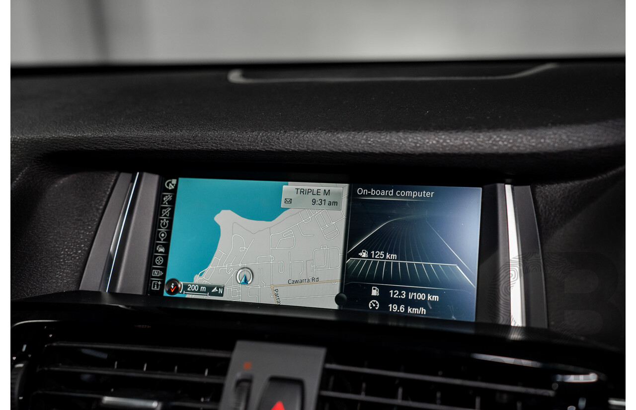 9/2015 BMW X3 xDrive30d M Sport F25 MY15 4d Wagon Carbon Black Metallic Turbo Diesel 3.0L