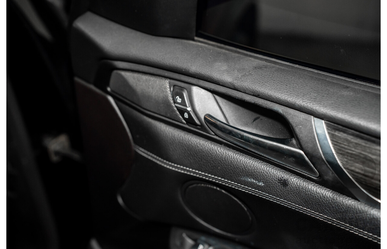 9/2015 BMW X3 xDrive30d M Sport F25 MY15 4d Wagon Carbon Black Metallic Turbo Diesel 3.0L