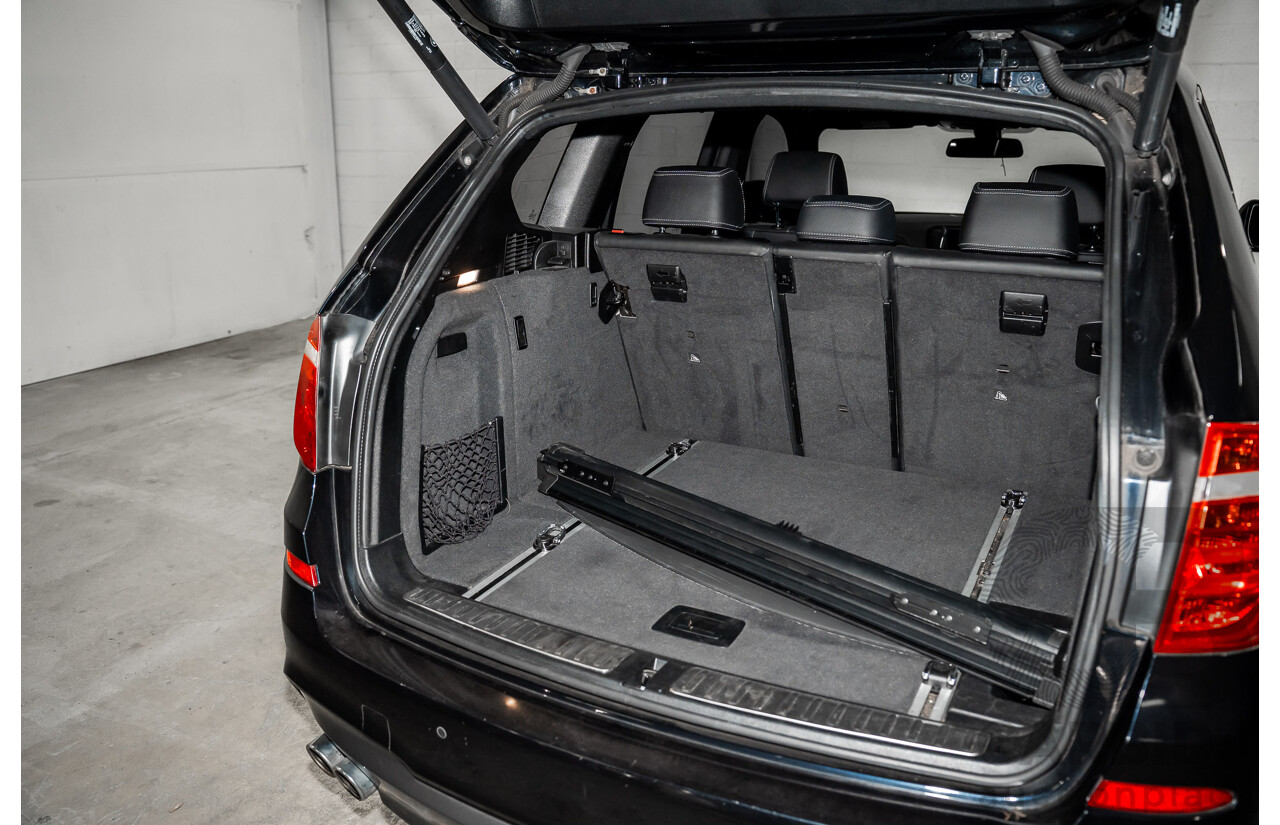 9/2015 BMW X3 xDrive30d M Sport F25 MY15 4d Wagon Carbon Black Metallic Turbo Diesel 3.0L