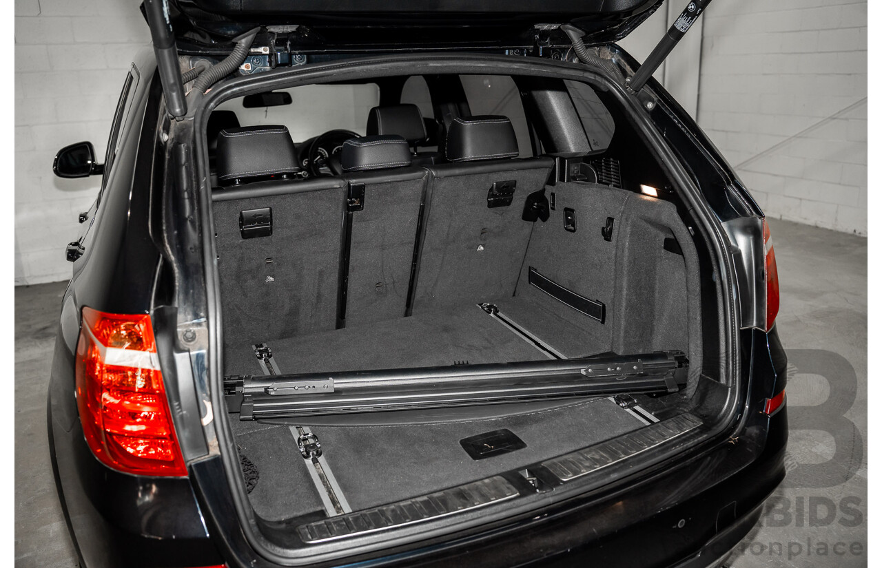 9/2015 BMW X3 xDrive30d M Sport F25 MY15 4d Wagon Carbon Black Metallic Turbo Diesel 3.0L