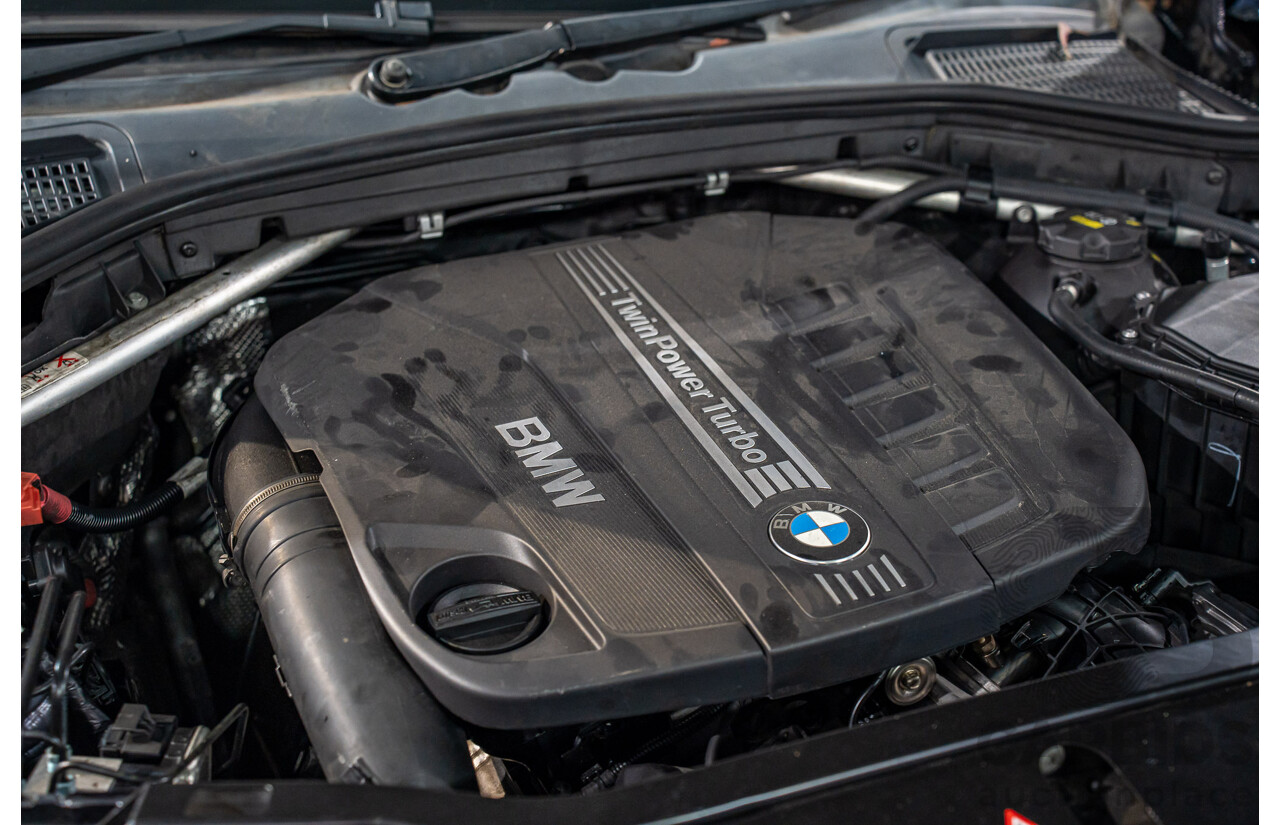 9/2015 BMW X3 xDrive30d M Sport F25 MY15 4d Wagon Carbon Black Metallic Turbo Diesel 3.0L