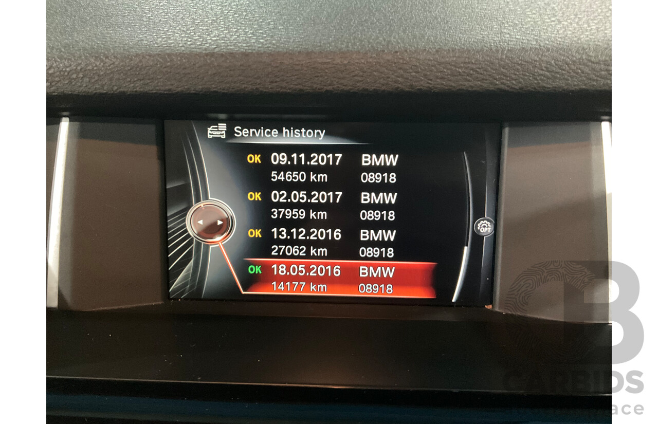 9/2015 BMW X3 xDrive30d M Sport F25 MY15 4d Wagon Carbon Black Metallic Turbo Diesel 3.0L