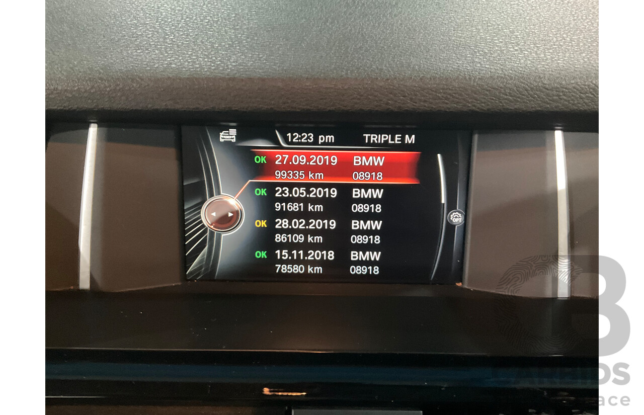 9/2015 BMW X3 xDrive30d M Sport F25 MY15 4d Wagon Carbon Black Metallic Turbo Diesel 3.0L