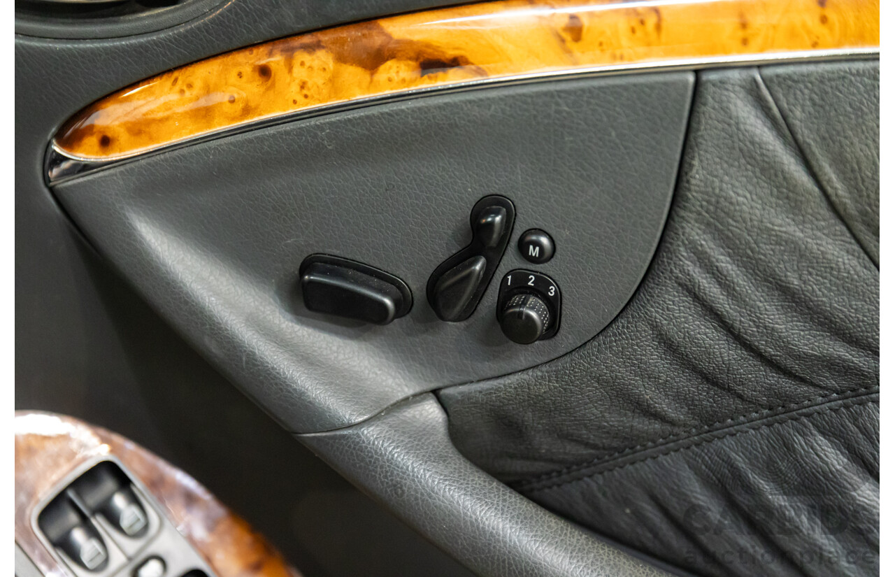 11/2003 Mercedes-Benz CLK 320 Elegance C209 2d Coupe Obsidian Black Metallic V6 3.2L