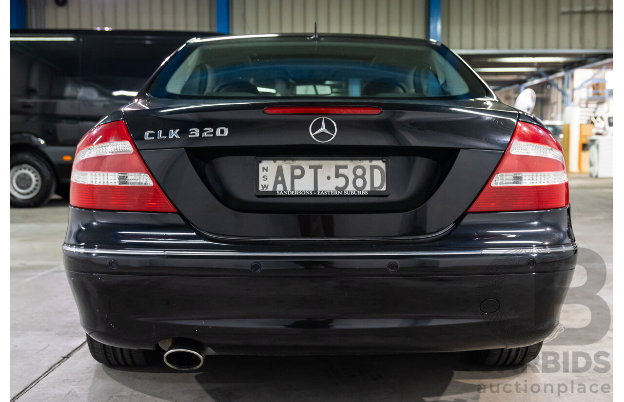 11/2003 Mercedes-Benz CLK 320 Elegance C209 2d Coupe Obsidian Black Metallic V6 3.2L