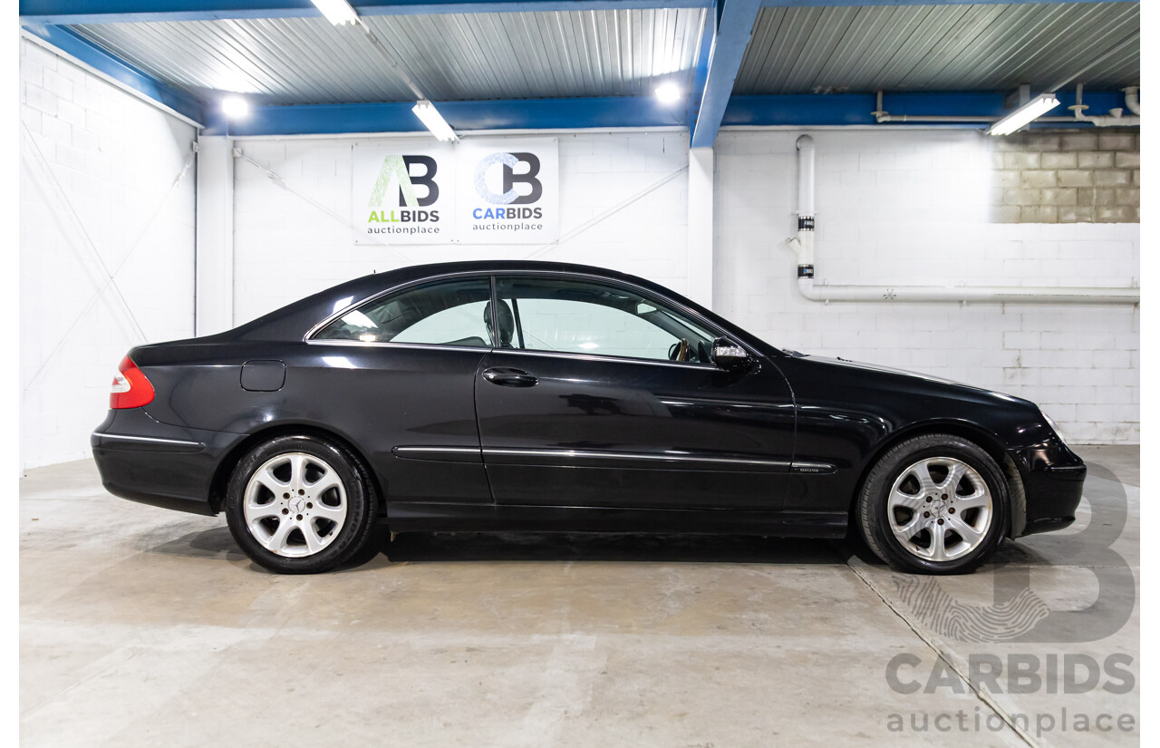 11/2003 Mercedes-Benz CLK 320 Elegance C209 2d Coupe Obsidian Black Metallic V6 3.2L