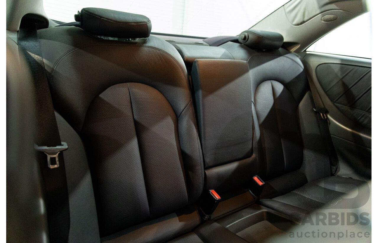 11/2003 Mercedes-Benz CLK 320 Elegance C209 2d Coupe Obsidian Black Metallic V6 3.2L